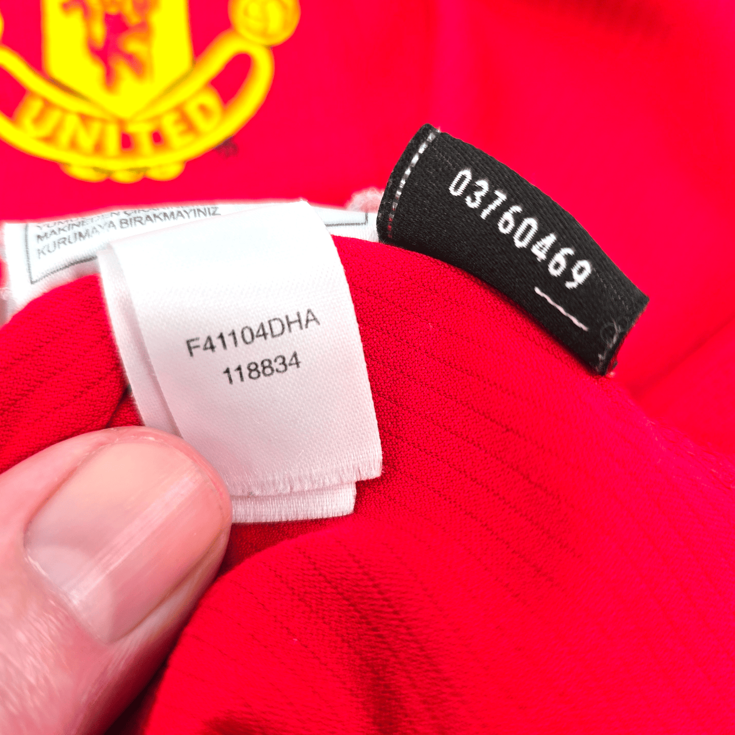2004/06 Manchester United Home Football Shirt (M) Nike #7 Ronaldo