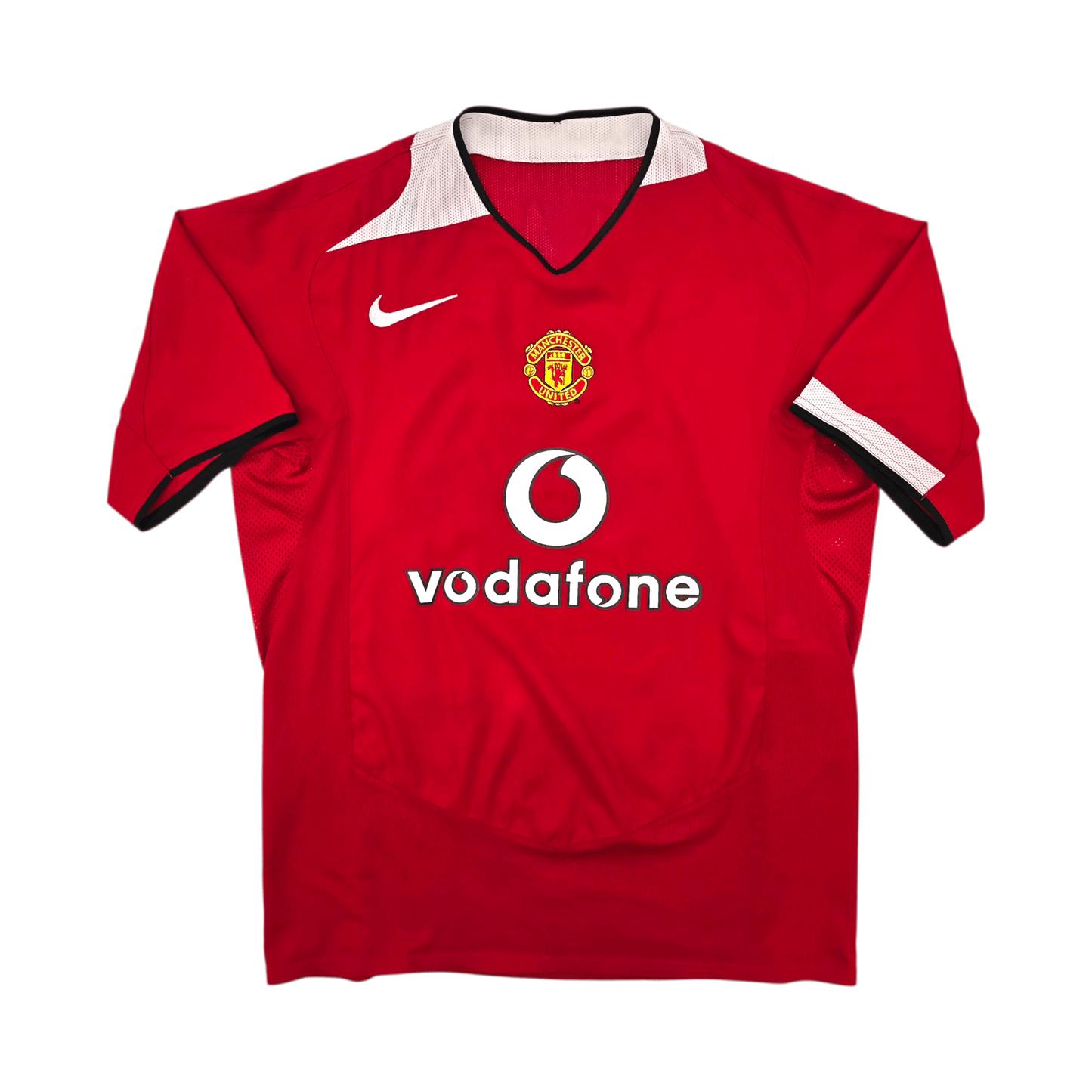 2004/06 Manchester United Home Football Shirt (M) Nike #7 Ronaldo