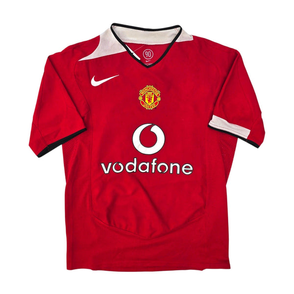 2004/06 Manchester United Home Football Shirt (S) Nike