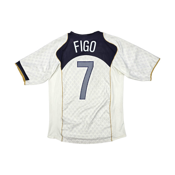 2004/06 Portugal Away Football Shirt (M) Nike #7 Figo