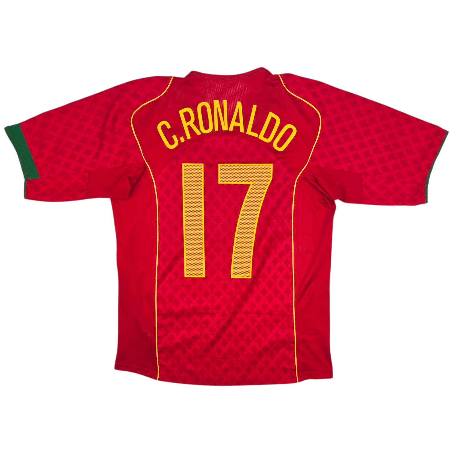 2004/06 Portugal Home Football Shirt (M) Nike #17 C.Ronaldo