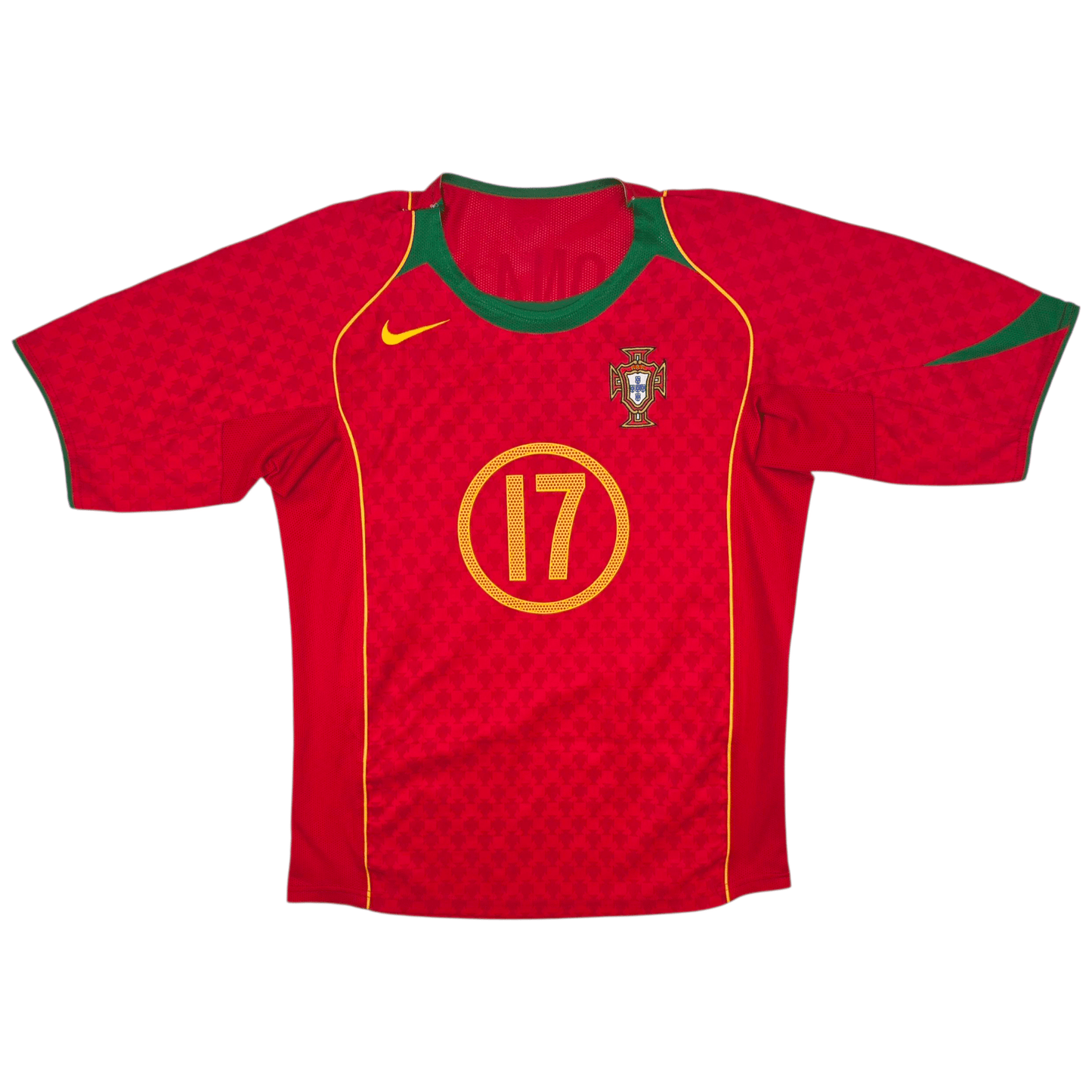 2004/06 Portugal Home Football Shirt (M) Nike #17 C.Ronaldo