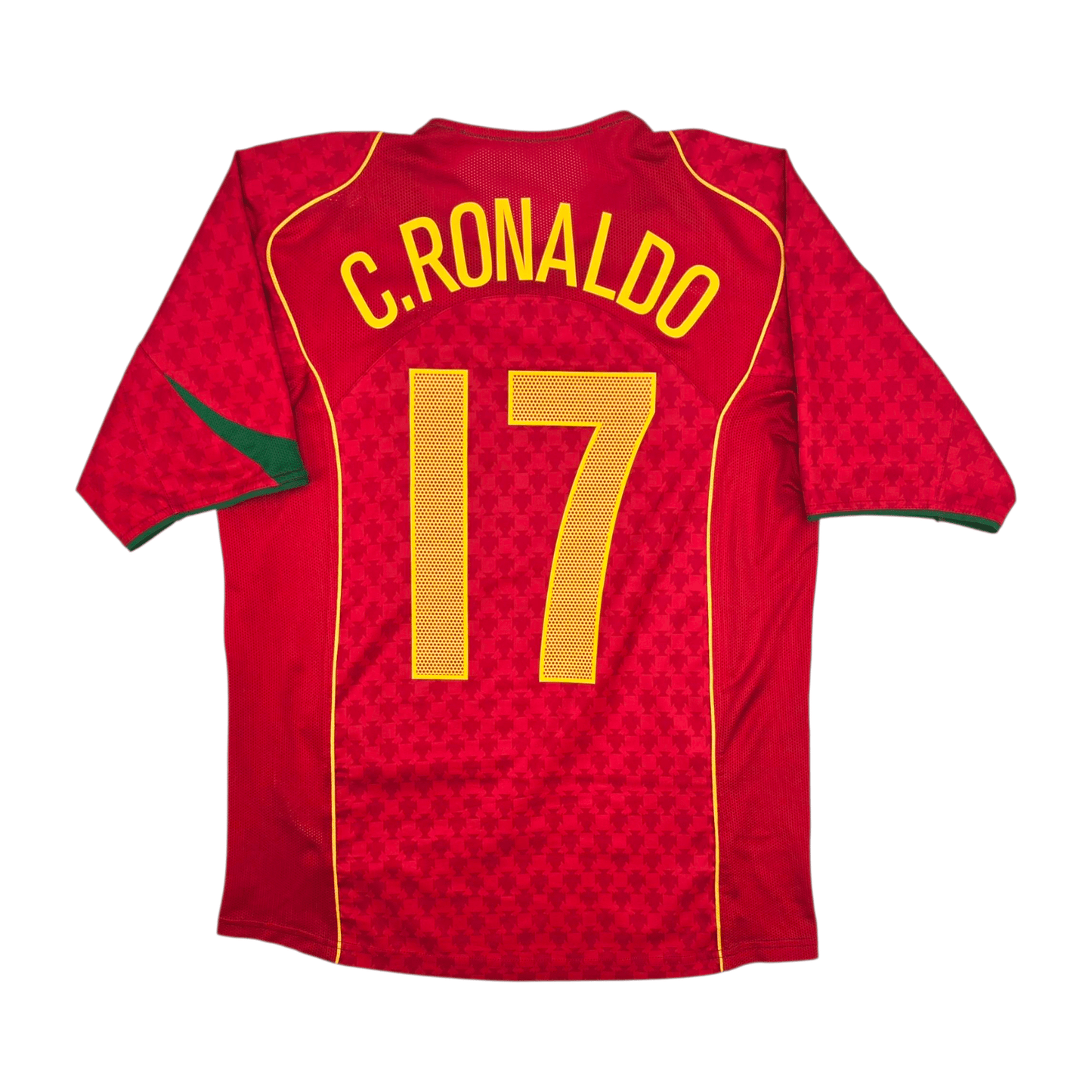 2004/06 Portugal Home Football Shirt (M) Nike #17 C.Ronaldo