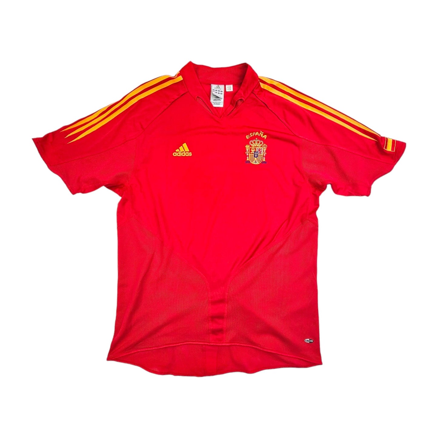 2004/06 Spain Home Football Shirt (L) Adidas #7 Raul