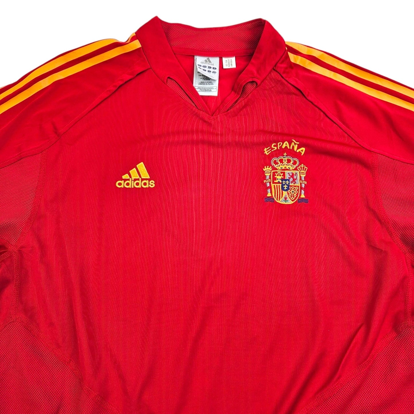 2004/06 Spain Home Football Shirt (L) Adidas #7 Raul