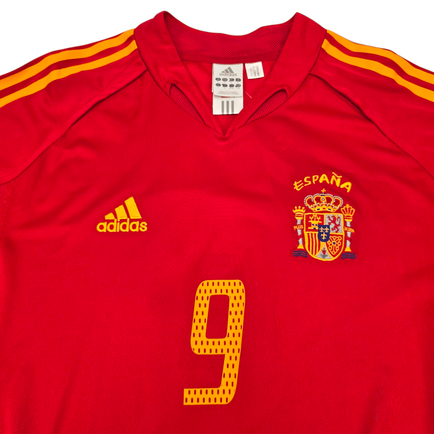 2004/06 Spain Home Football Shirt (L) Adidas #9 Torres