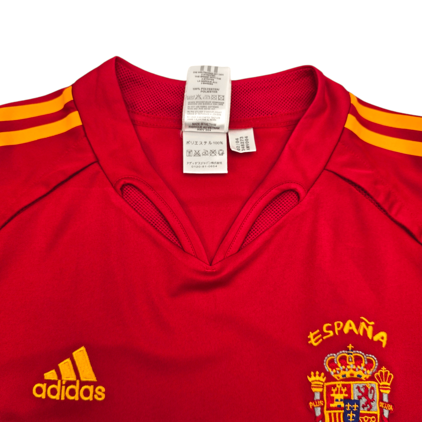 2004/06 Spain Home Football Shirt (M) Adidas #9 Torres