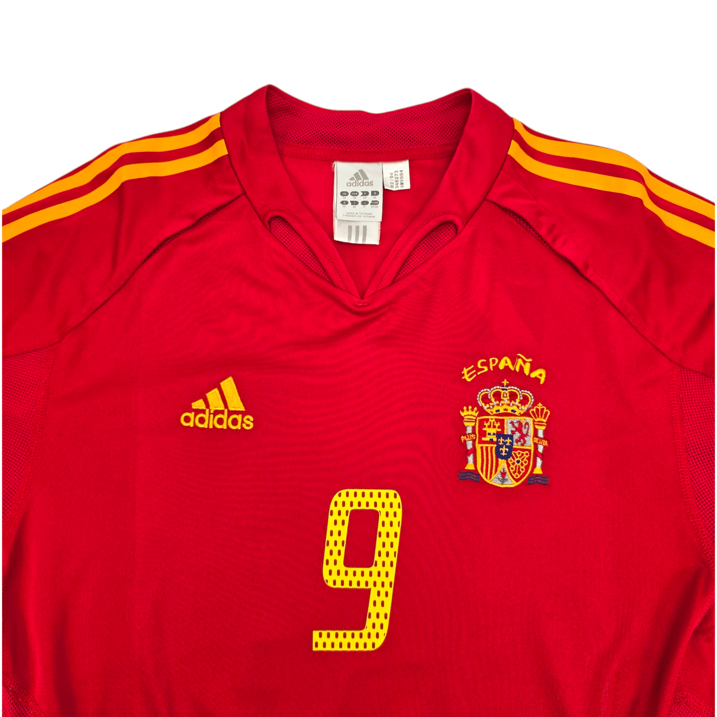 2004/06 Spain Home Football Shirt (M) Adidas #9 Torres