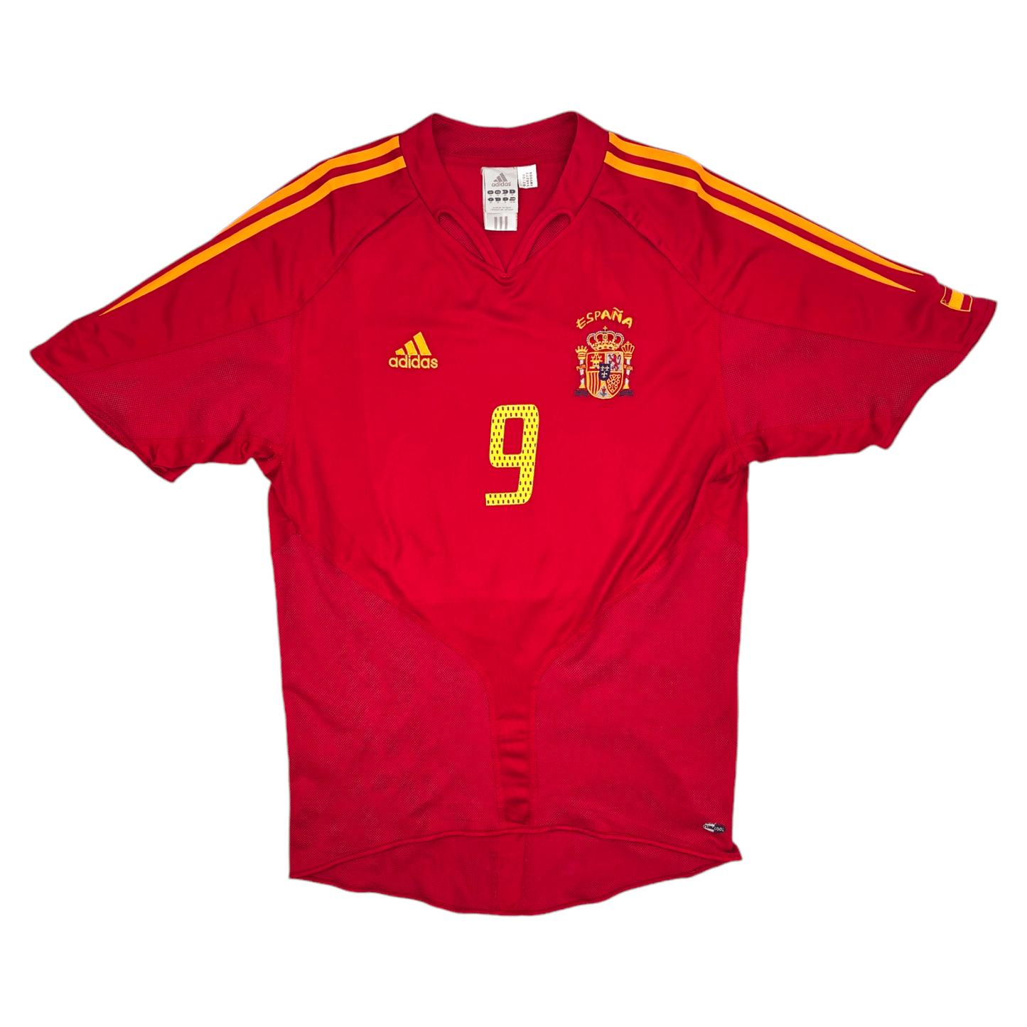 2004/06 Spain Home Football Shirt (M) Adidas #9 Torres