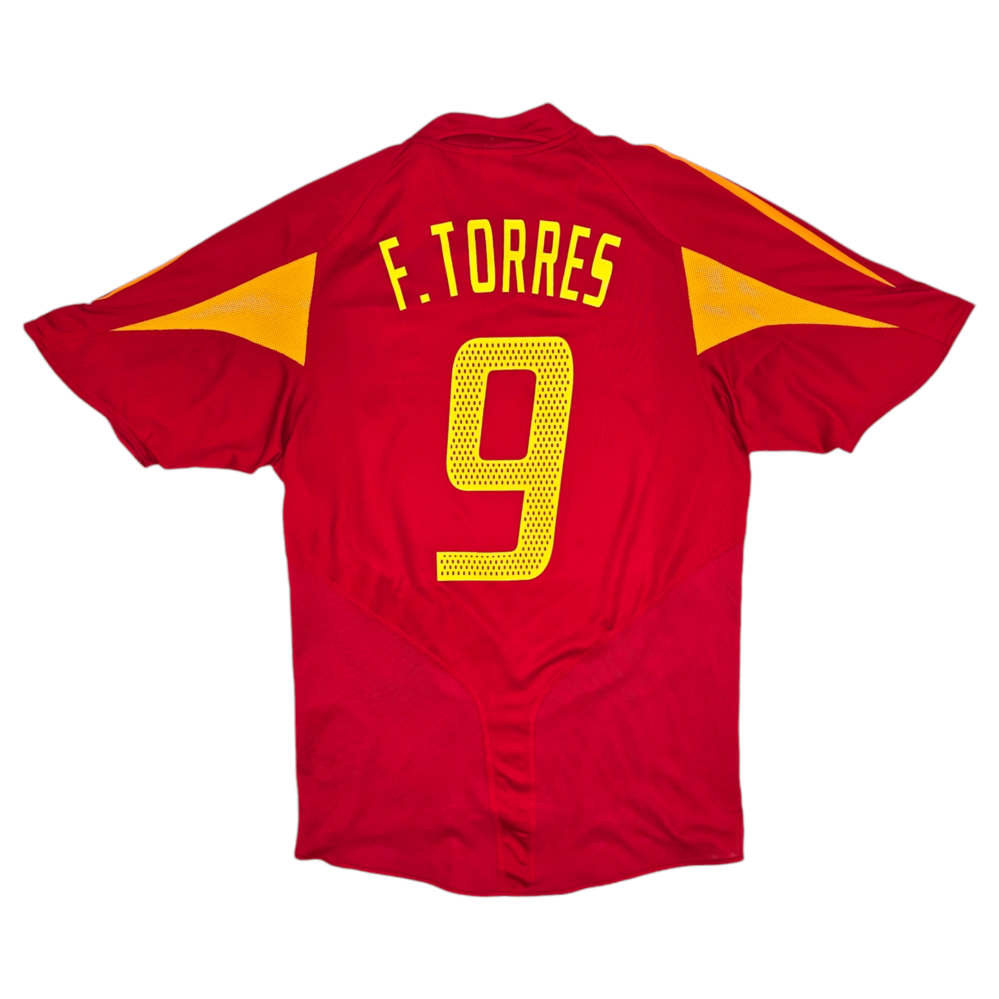 2004/06 Spain Home Football Shirt (M) Adidas #9 Torres