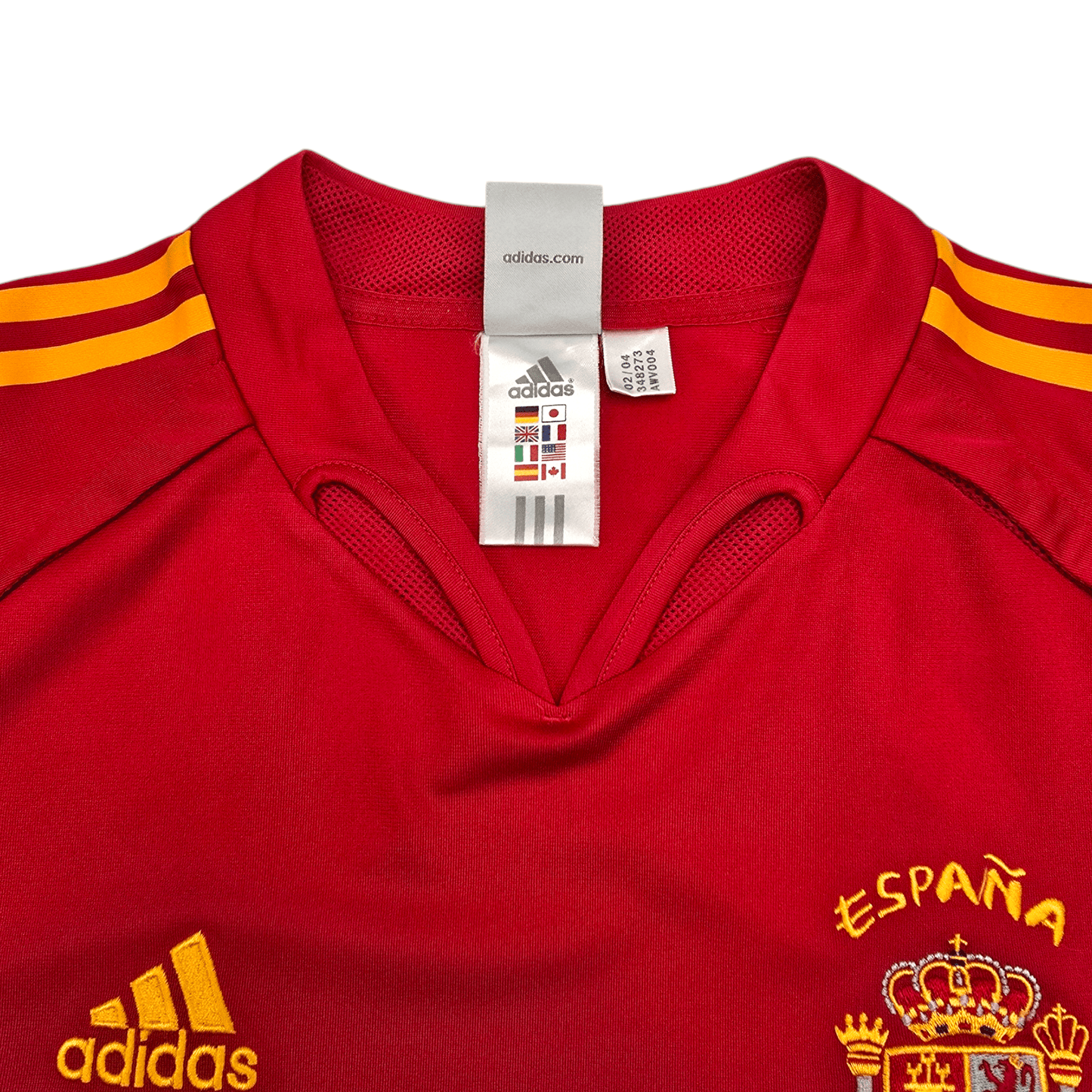 2004/06 Spain Home Football Shirt (M) Adidas #9 Torres