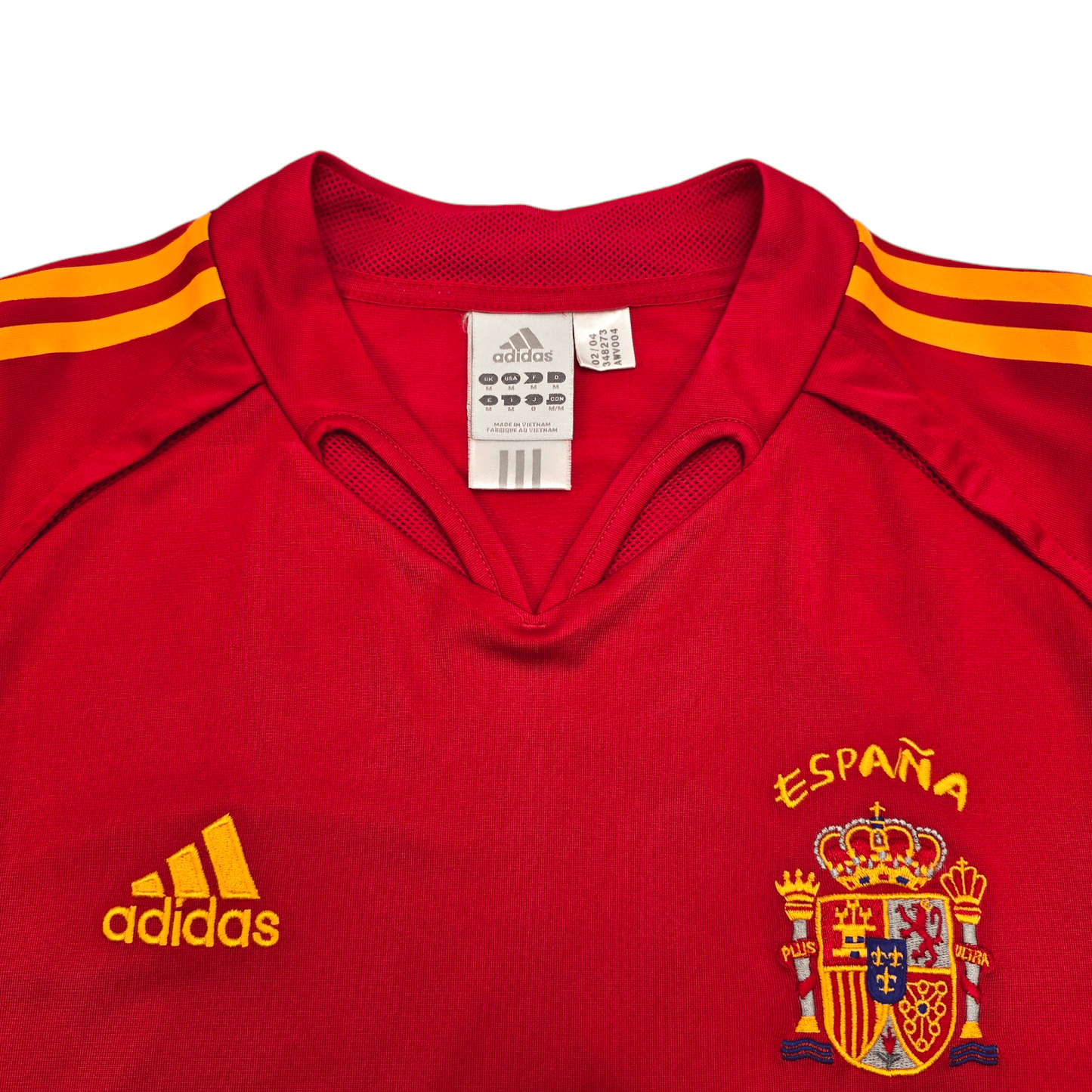 2004/06 Spain Home Football Shirt (M) Adidas #9 Torres
