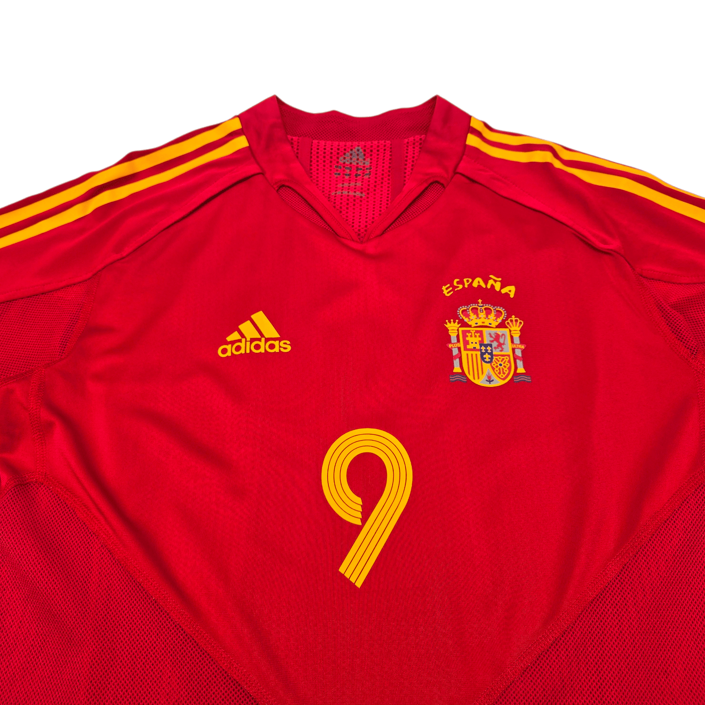 2004/06 Spain Home Football Shirt (M) Adidas #9 Torres