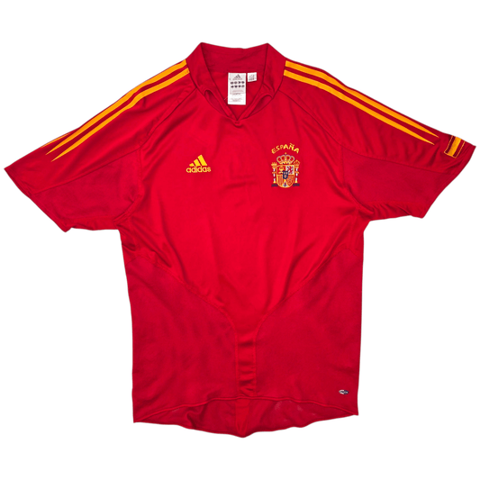 2004/06 Spain Home Football Shirt (M) Adidas