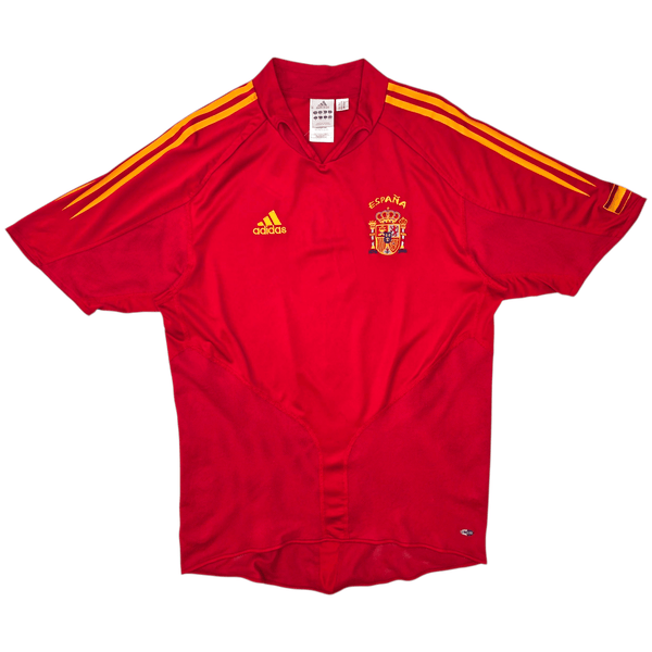 2004/06 Spain Home Football Shirt (M) Adidas