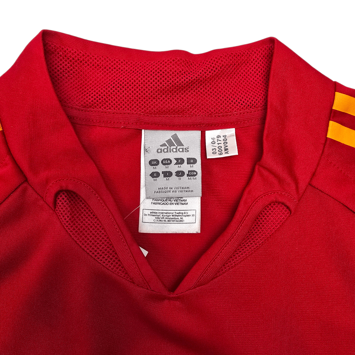 2004/06 Spain Home Football Shirt (M) Adidas