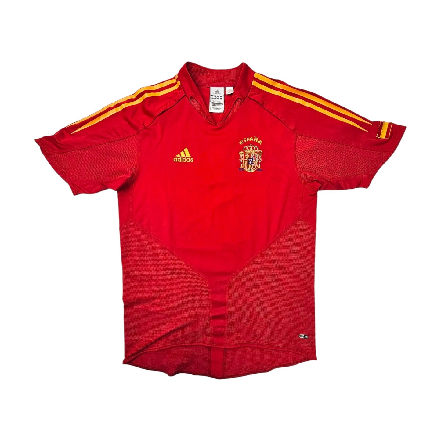 2004/06 Spain Home Football Shirt (S) Adidas #7 Raul