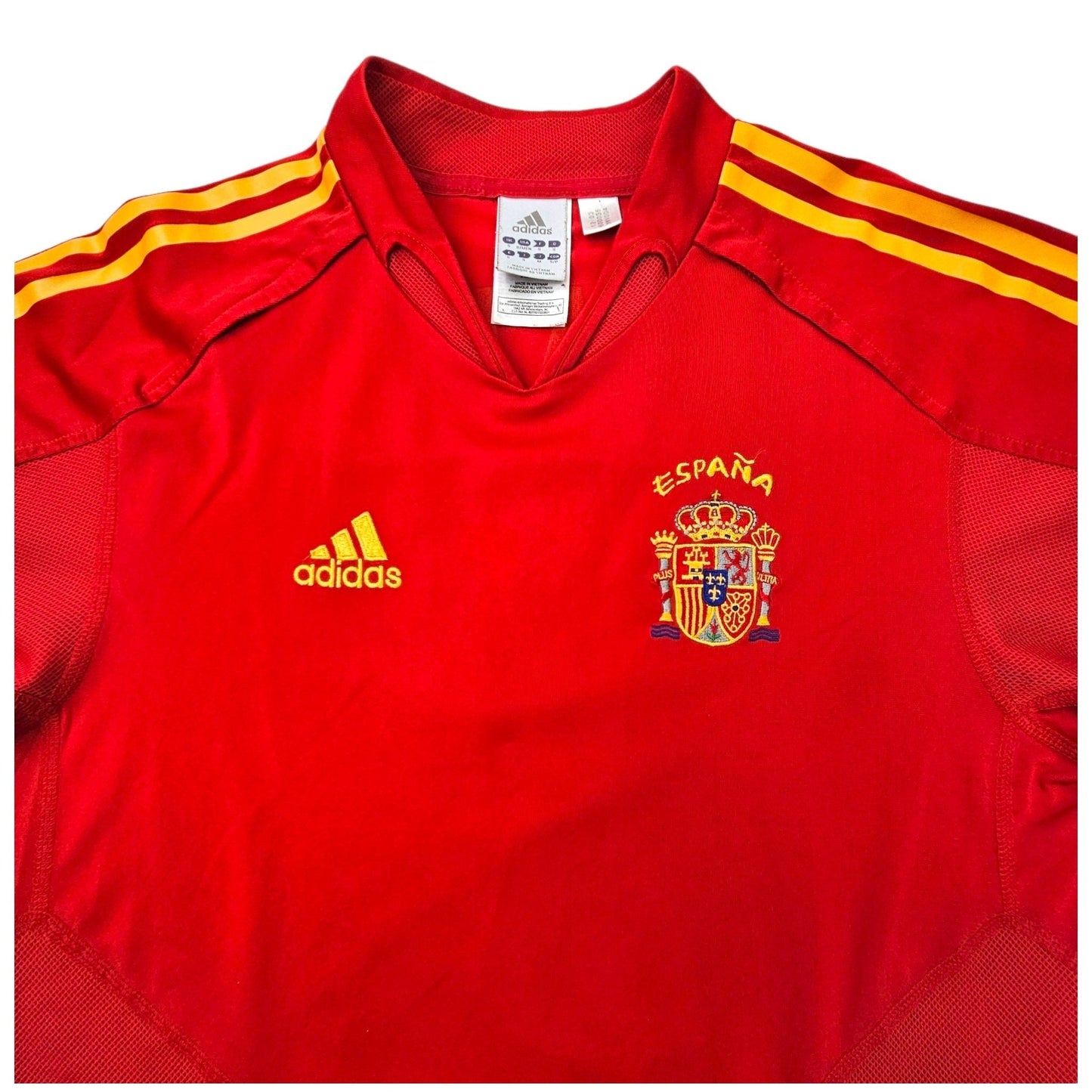 2004/06 Spain Home Football Shirt (S) Adidas #7 Raul