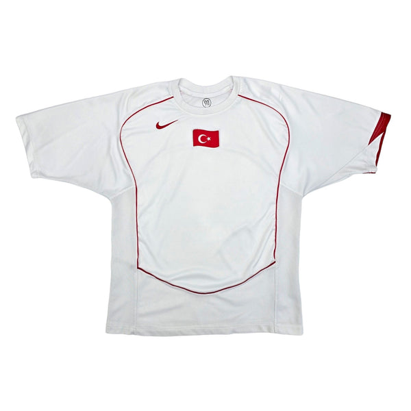 2004/06 Turkey Away Football Shirt (M) Nike