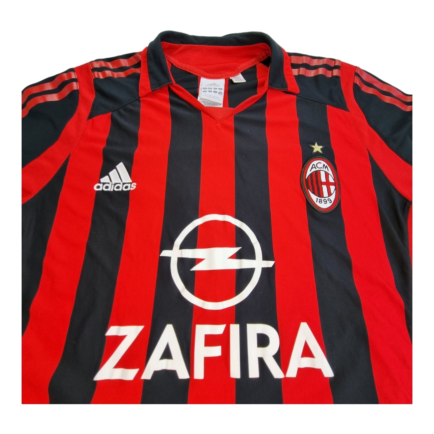 2005/06 AC Milan Home Football Shirt (M) Adidas # 10 Rui Costa