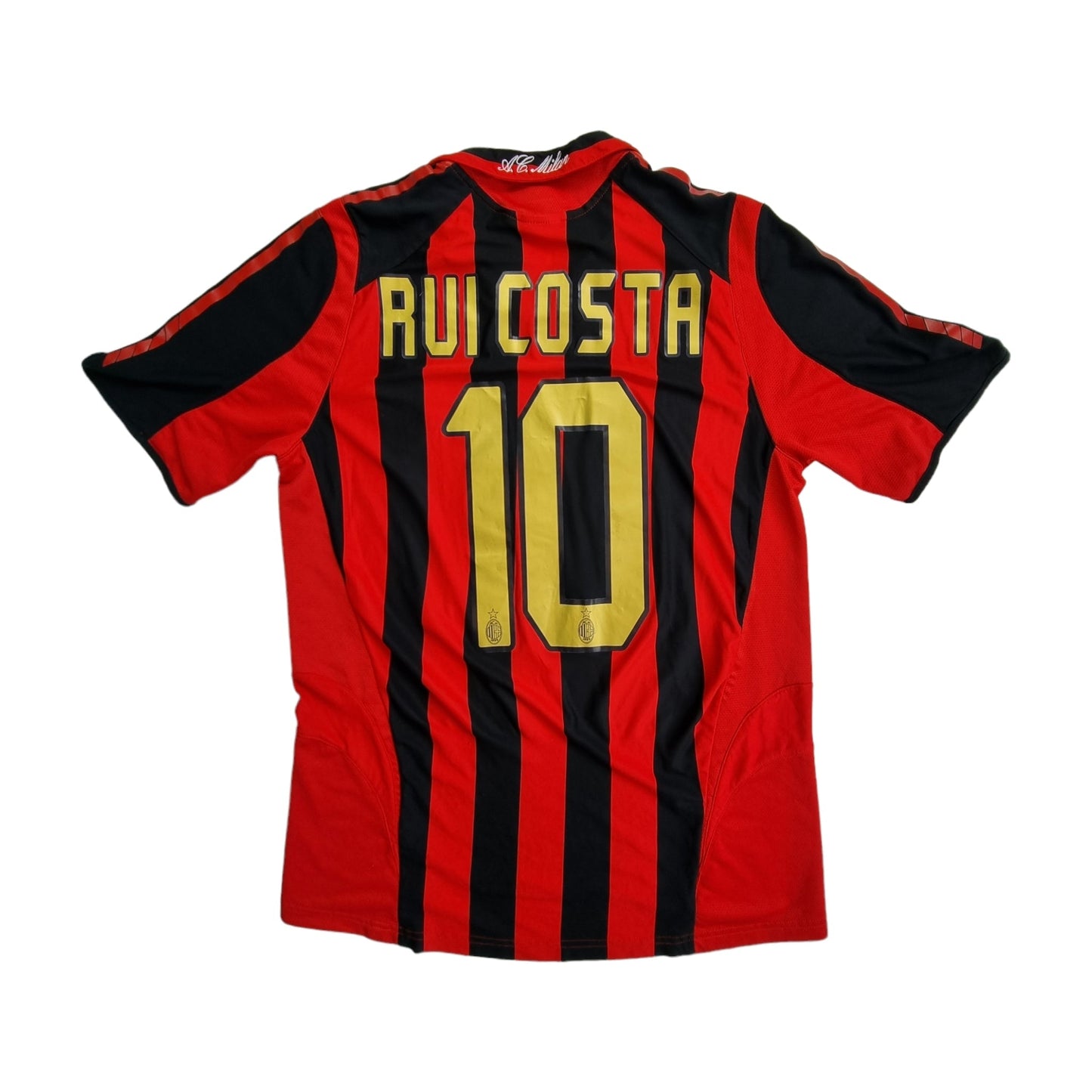 2005/06 AC Milan Home Football Shirt (M) Adidas # 10 Rui Costa