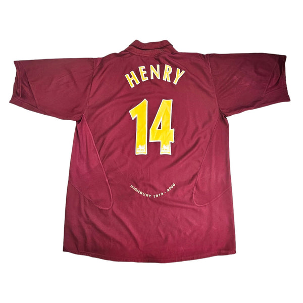 2005/06 Arsenal Home Football Shirt (2XL) Nike #14 Henry