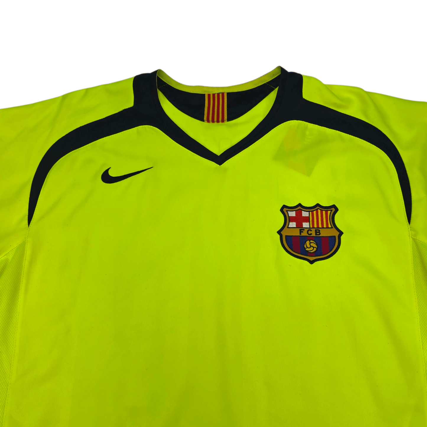 2005/06 Barcelona Away Football Shirt (L) Nike #10 Ronaldinho