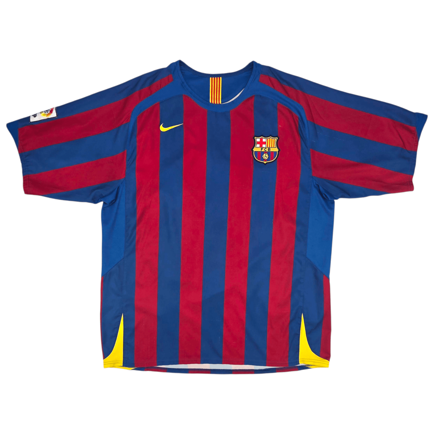 2005/06 Barcelona Home Football Shirt (2XL) Nike #10 Ronaldinho