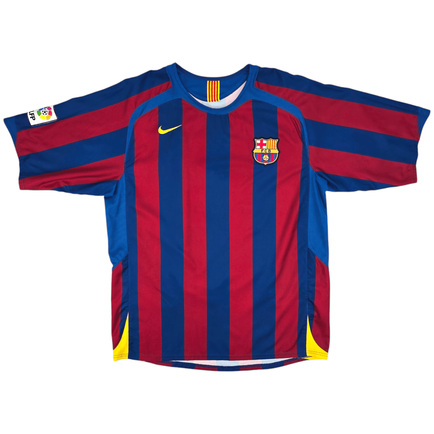 2005/06 Barcelona Home Football Shirt (L) Nike #10 Ronaldinho