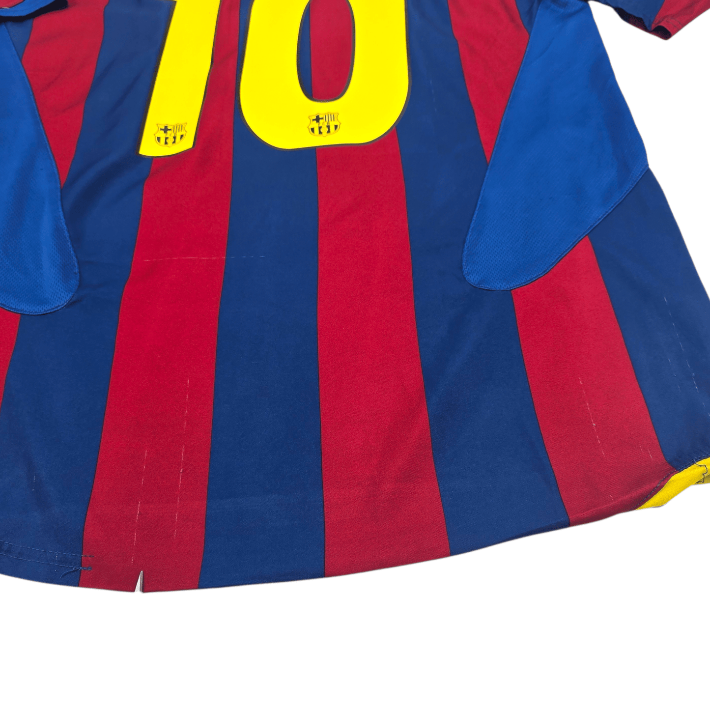 2005/06 Barcelona Home Football Shirt (M) Nike #10 Ronaldinho