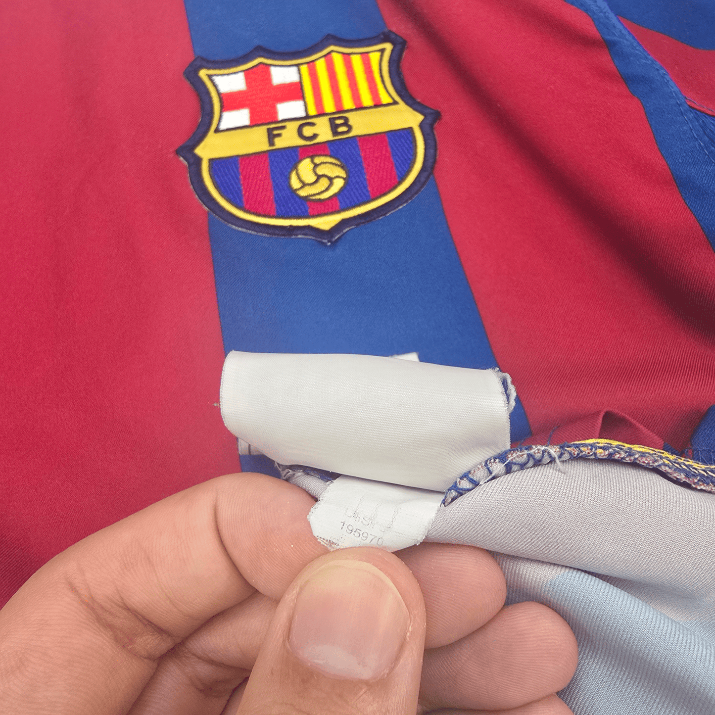 2005/06 Barcelona Home Football Shirt (M) Nike #10 Ronaldinho