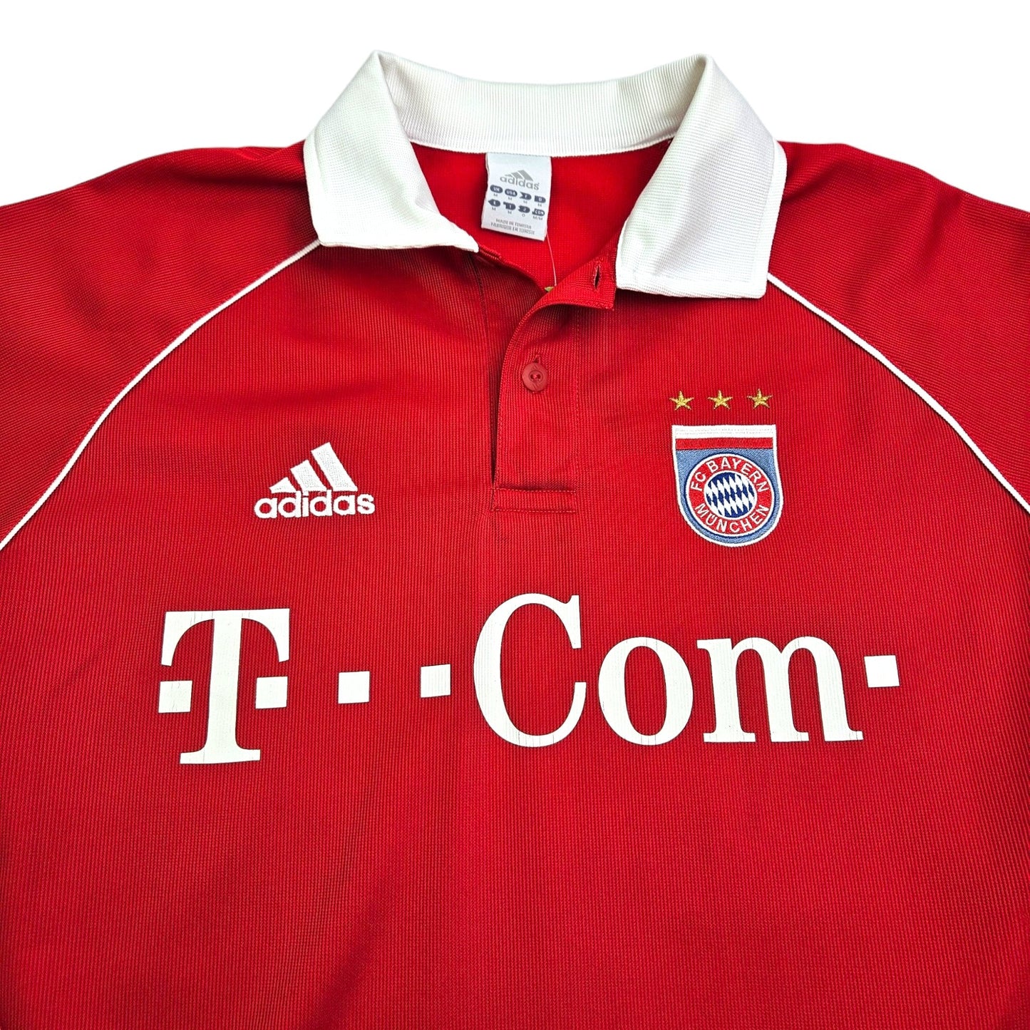 2005/06 Bayern Munich Home Football Shirt (M) Adidas # 13 Ballack