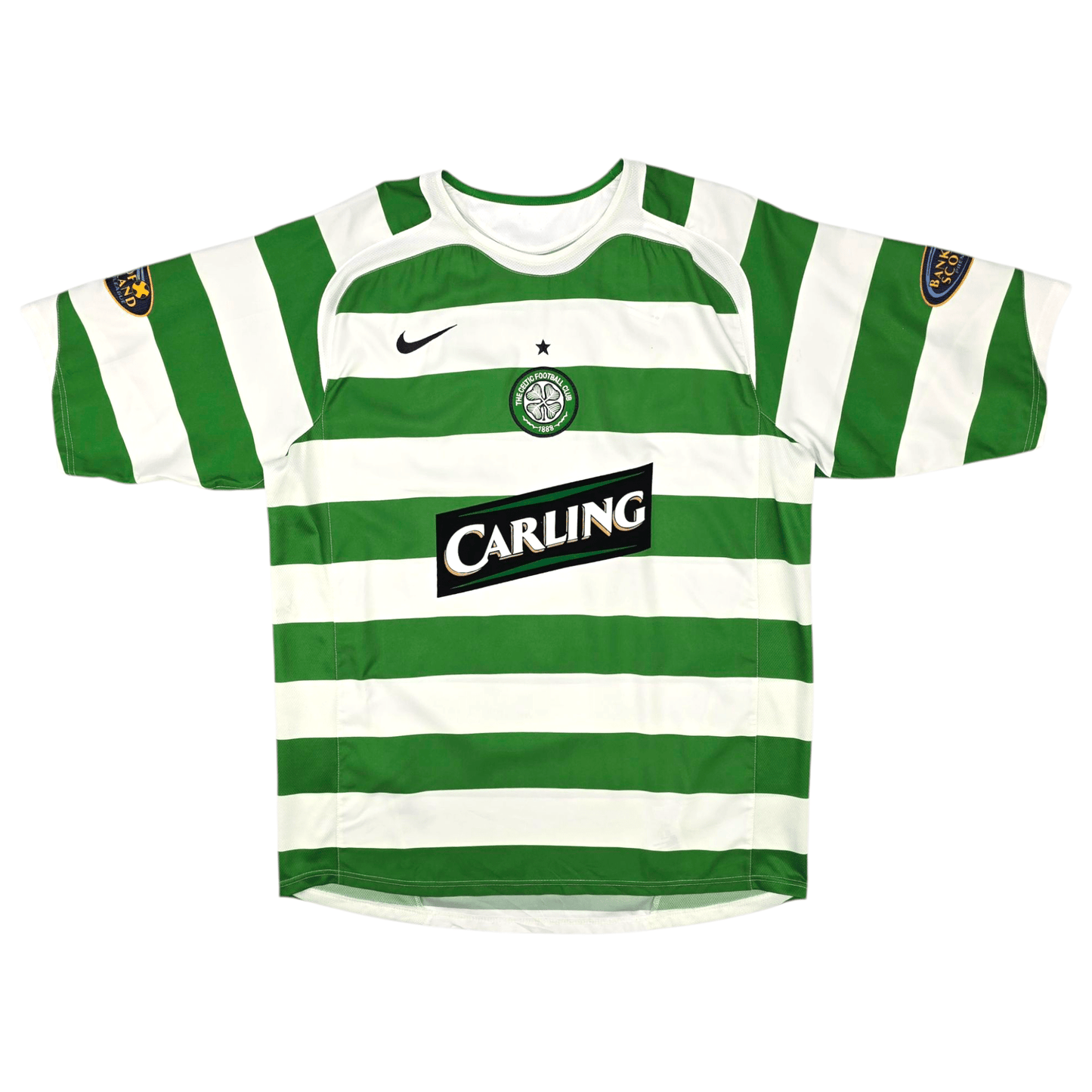 2005/06 Celtic Home Football Shirt (XL) Nike #25 Nakamura