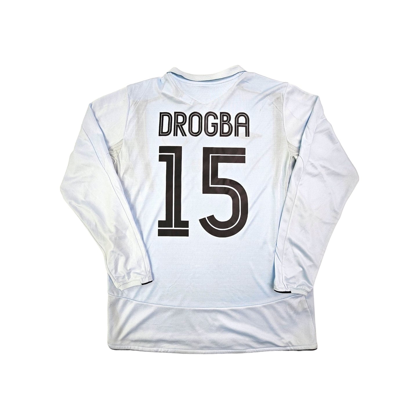 2005/06 Chelsea Away Football Shirt (L) Umbro #15 Drogba