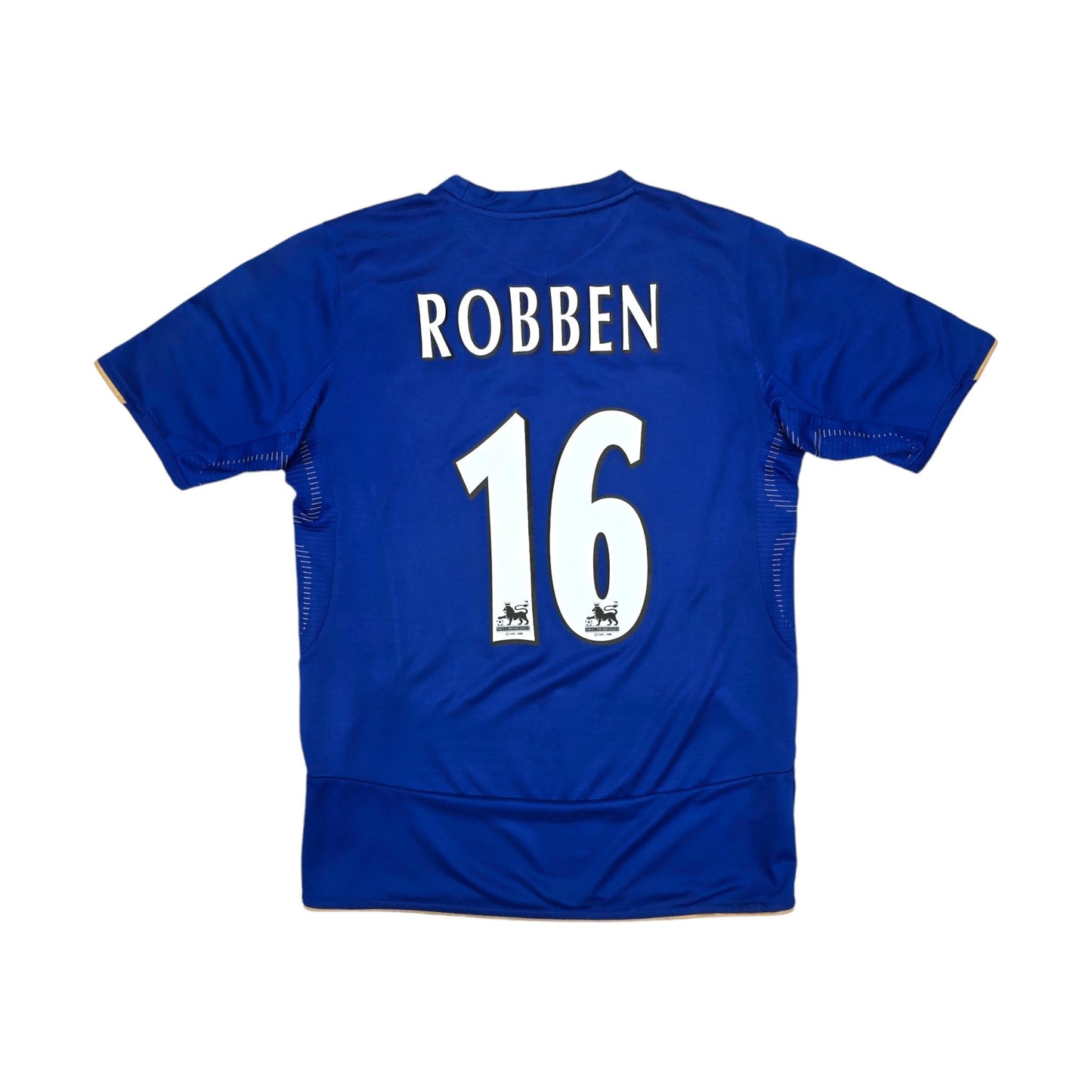 2005/06 Chelsea Home Football Shirt (S) Umbro #16 Robben (Centenary)