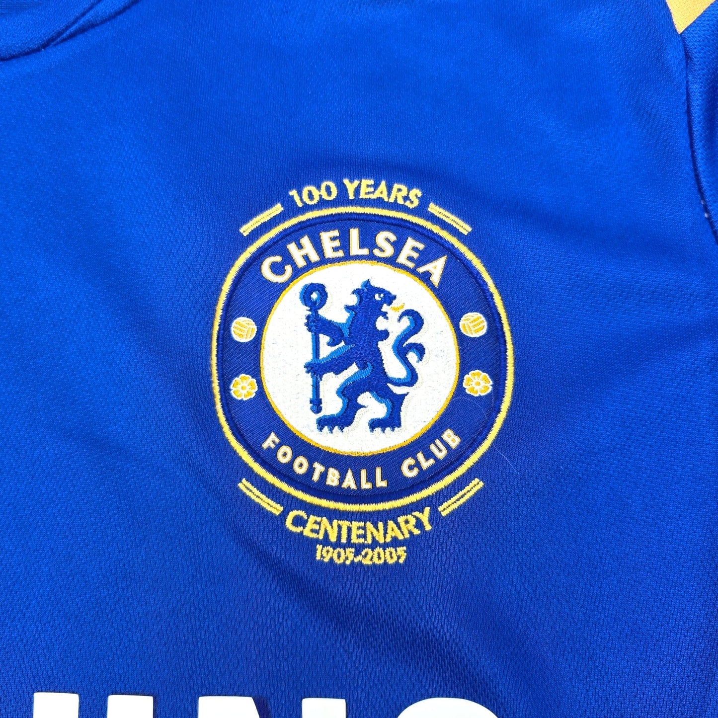 2005/06 Chelsea Home Football Shirt (S) Umbro #16 Robben (Centenary)