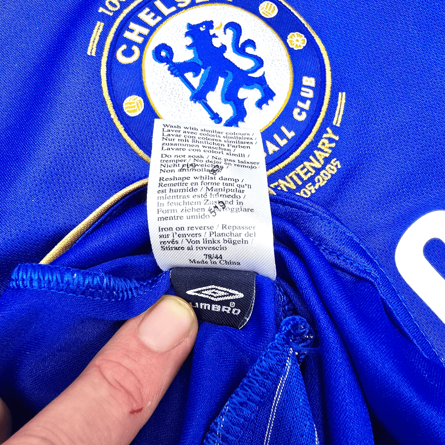 2005/06 Chelsea Home Football Shirt (XL) Umbro #26 Terry (Centenary)
