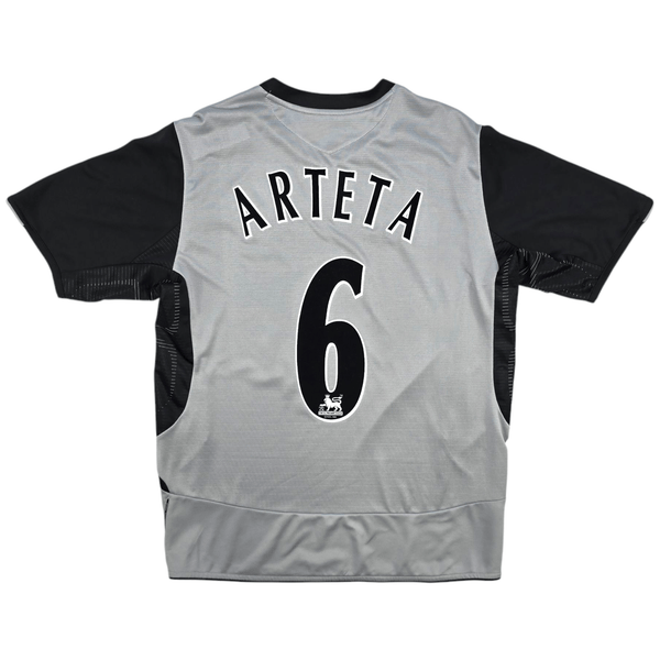 2005/06 Everton Away Football Shirt (L) Umbro #6 Arteta
