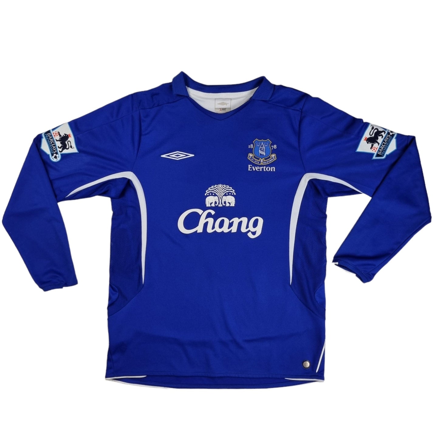 2005/06 Everton Home Football Shirt (M) Umbro #9 Ferguson