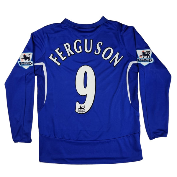 2005/06 Everton Home Football Shirt (M) Umbro #9 Ferguson