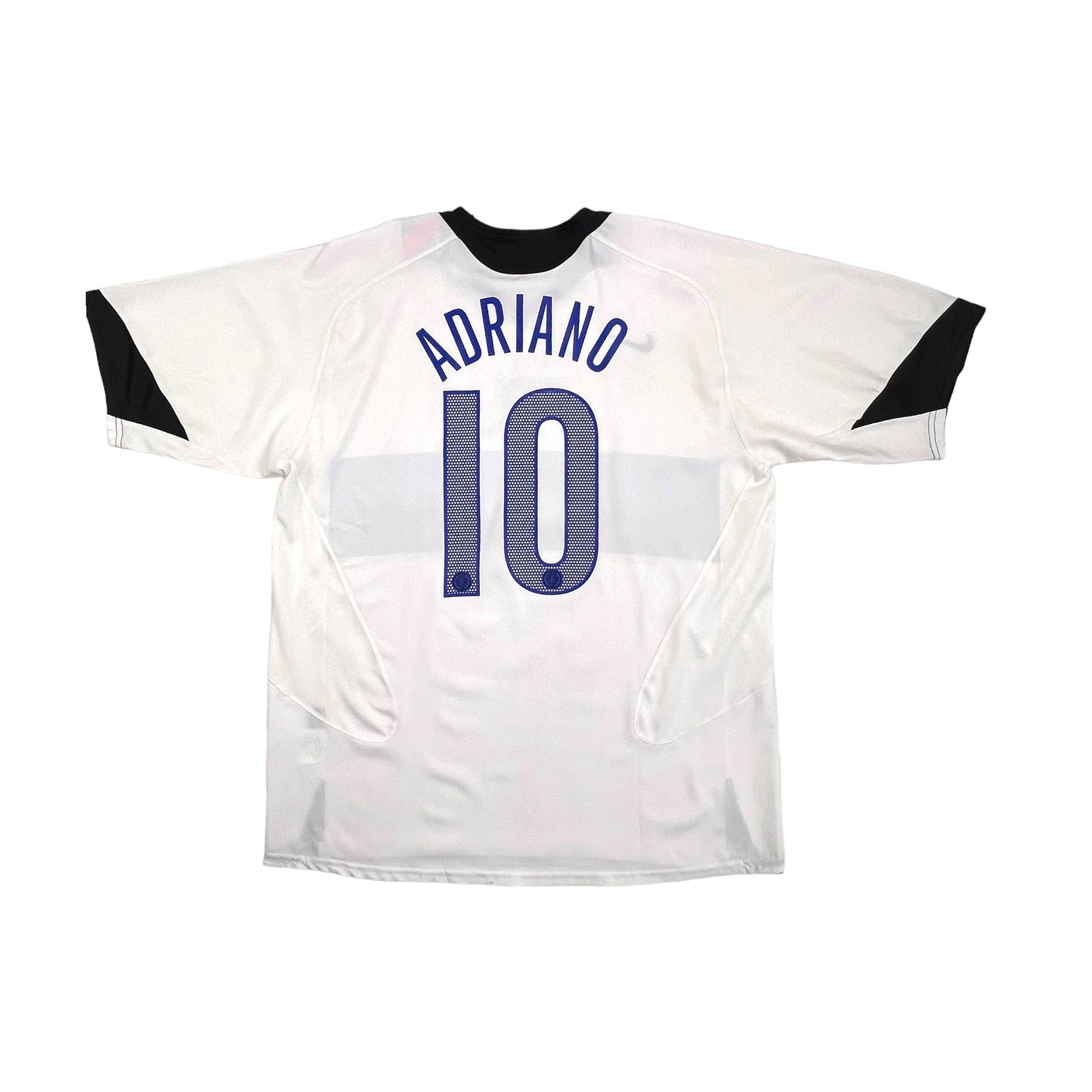 2005/06 Inter Milan Away Football Shirt (XL) Nike # 10 Adriano