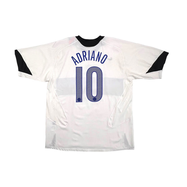 2005/06 Inter Milan Away Football Shirt (XL) Nike # 10 Adriano