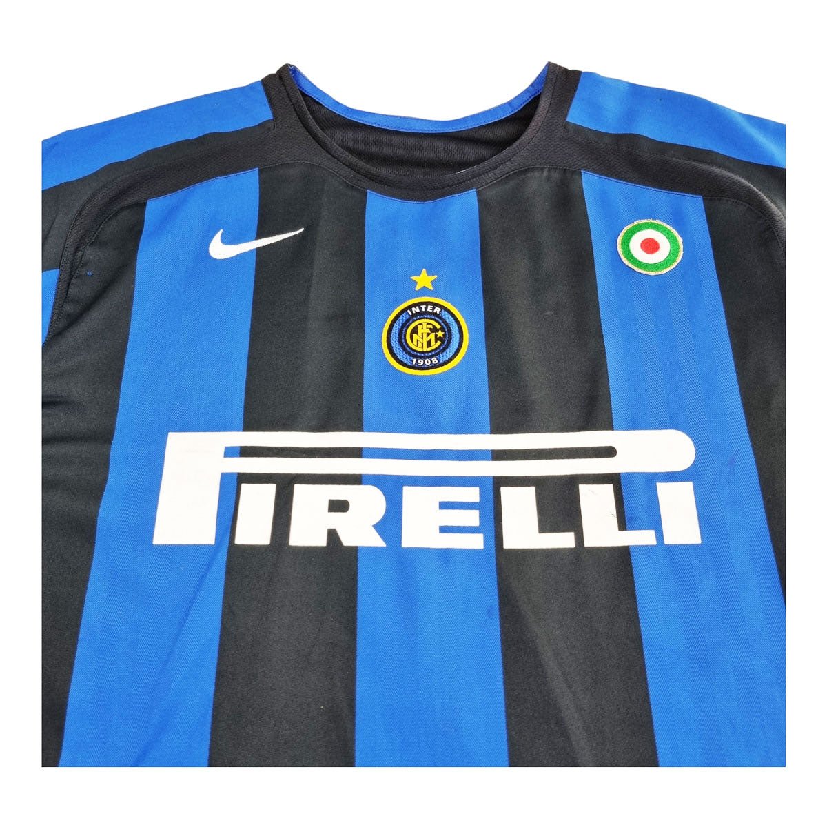2005/06 Inter Milan Home Football Shirt (L) Nike #7 Figo
