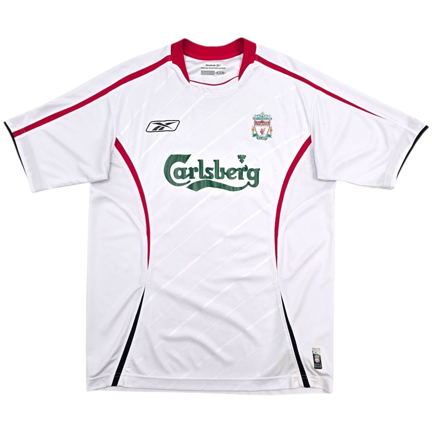 2005/06 Liverpool Away Football Shirt (M) Reebok #15 Crouch