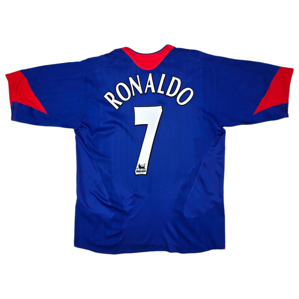 2005/06 Manchester United Away Football Shirt (L) Nike #7 Ronaldo