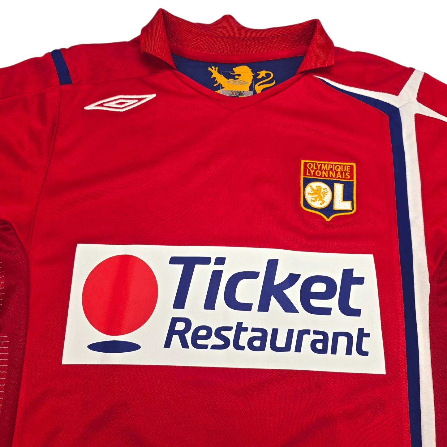 2005/06 Olympique Lyonnais Away Football Shirt (M) Umbro #8 Juninho