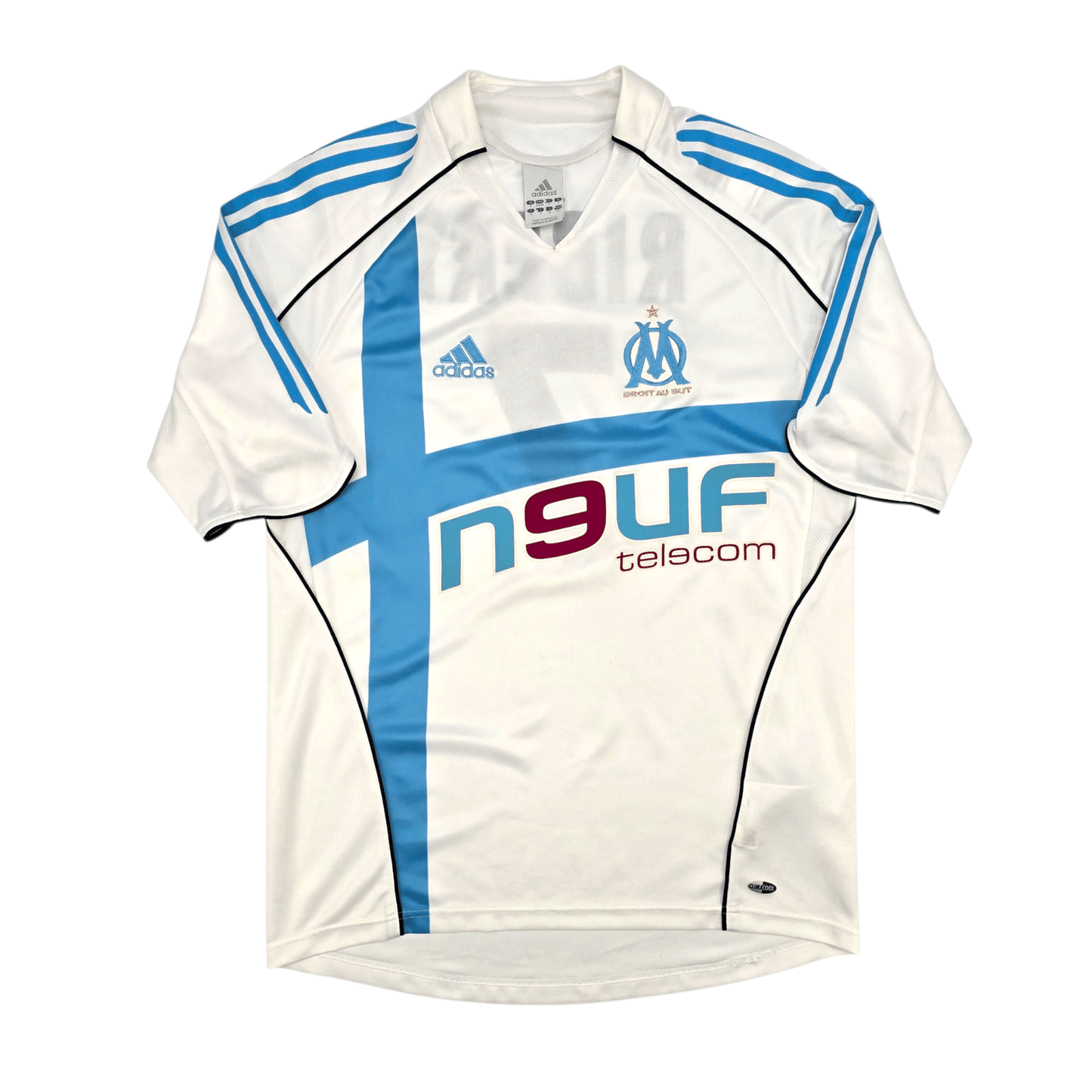 2005/06 Olympique Marseille Home Football Shirt (S) Adidas #7 Ribery