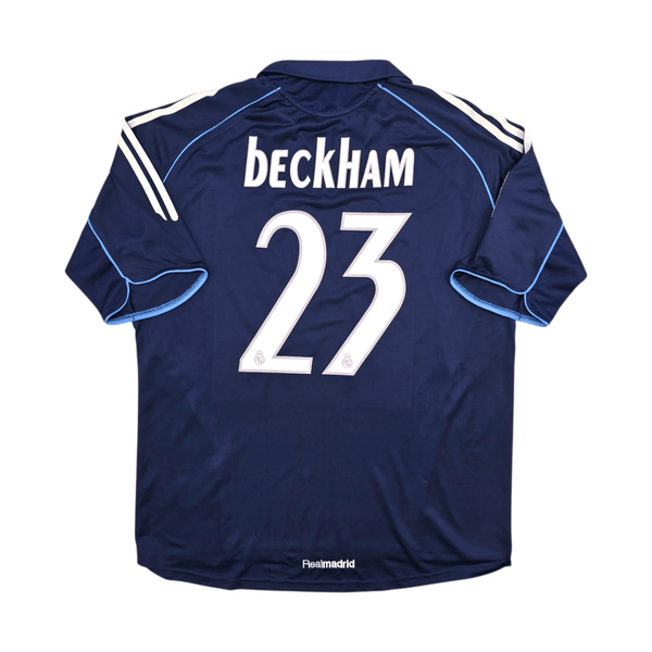 2005/06 Real Madrid Away Football Shirt (L) Adidas #23 Beckham