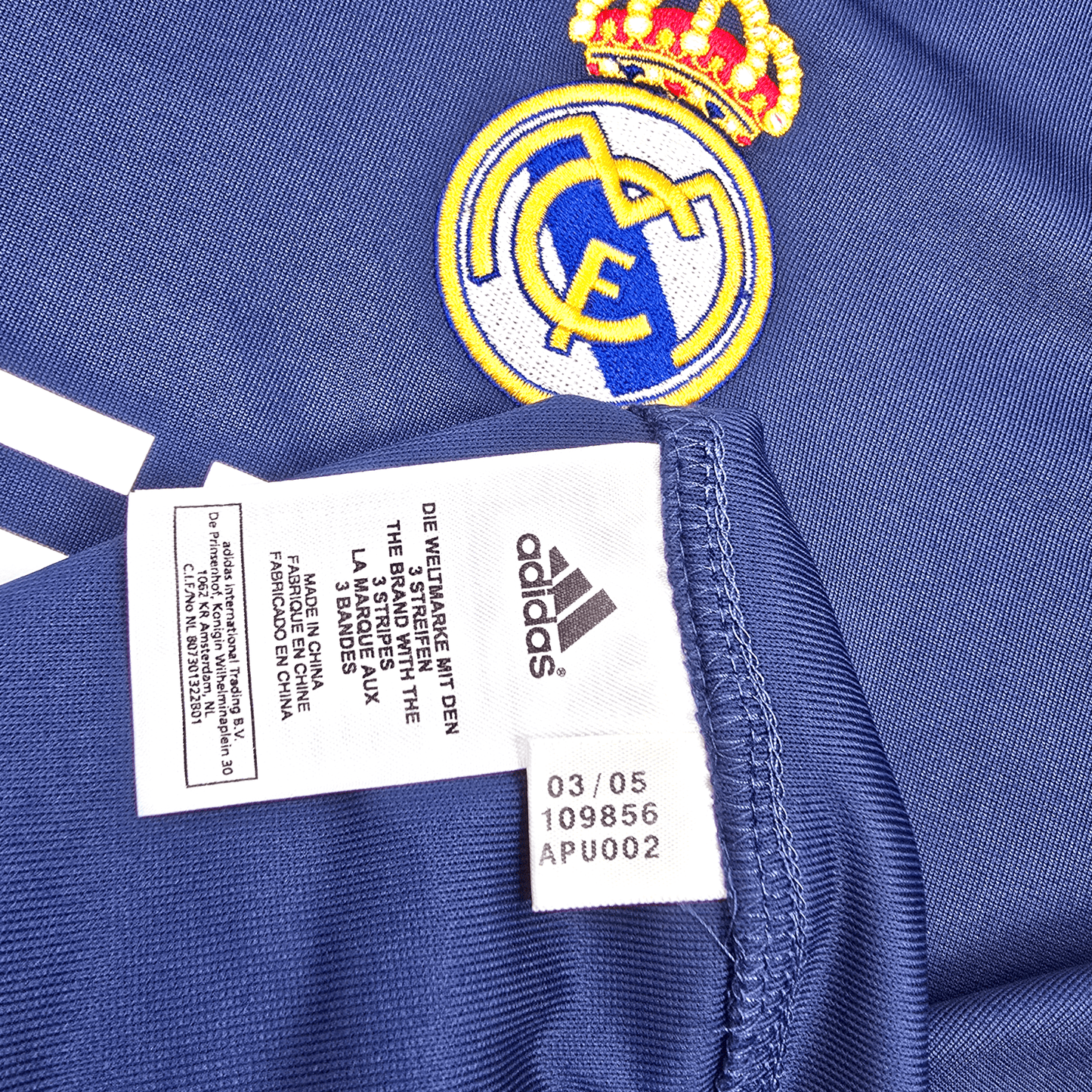 2005/06 Real Madrid Away Football Shirt (L) Adidas #23 Beckham