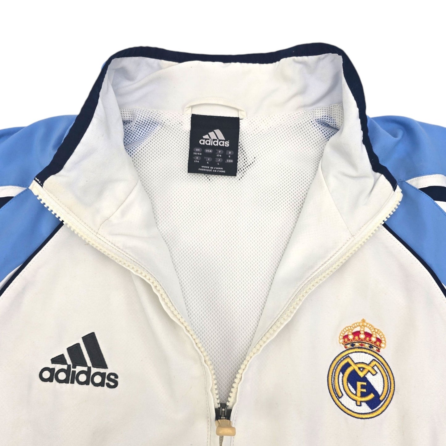 2005/06 Real Madrid Tracksuit Top (M) Adidas